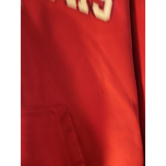 NCAA Kansas University Jayhawks Y2K Distressed Mens Pullover Hoodie Size XL - Picture 6 of 10